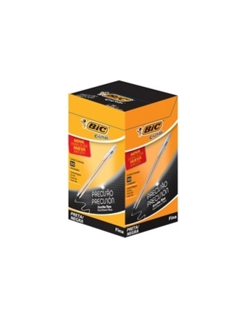 BIC CAN. CRISTAL FINA PRETA C/50UN