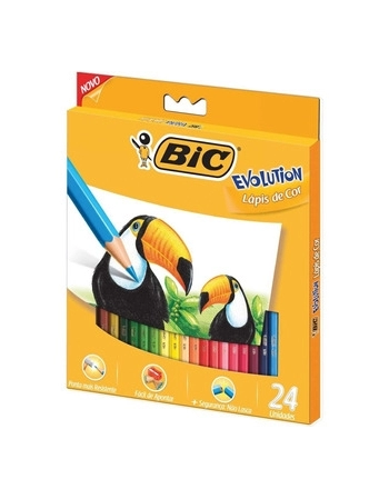BIC LAPIS DE COR EVOLUTION C/ 24UN
