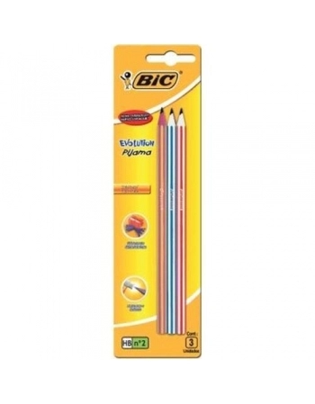 BIC LAPIS EVOL. PIJAMA S/BOR. C/3UN