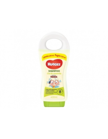 PROMOÇÃO SHAMPOO HUGGIES L400P350ML CAMOMILA