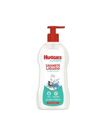 SABONETE HUGGIES LIQ 200ML EXTRA SUAVE