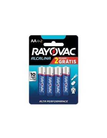 PROMOÇÃO RAY PILHA ALCAL PEQUENA L6P4