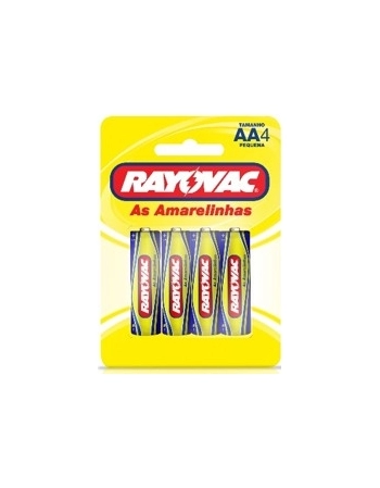 RAY PILHA AMARELINHA PEQUENA 04UN CT